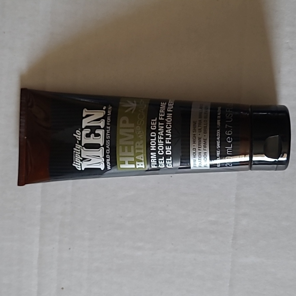 Dippity-do Men Hemp Hair & Scalp Firm Hold Gel 200 ml e 6.7 fl Oz